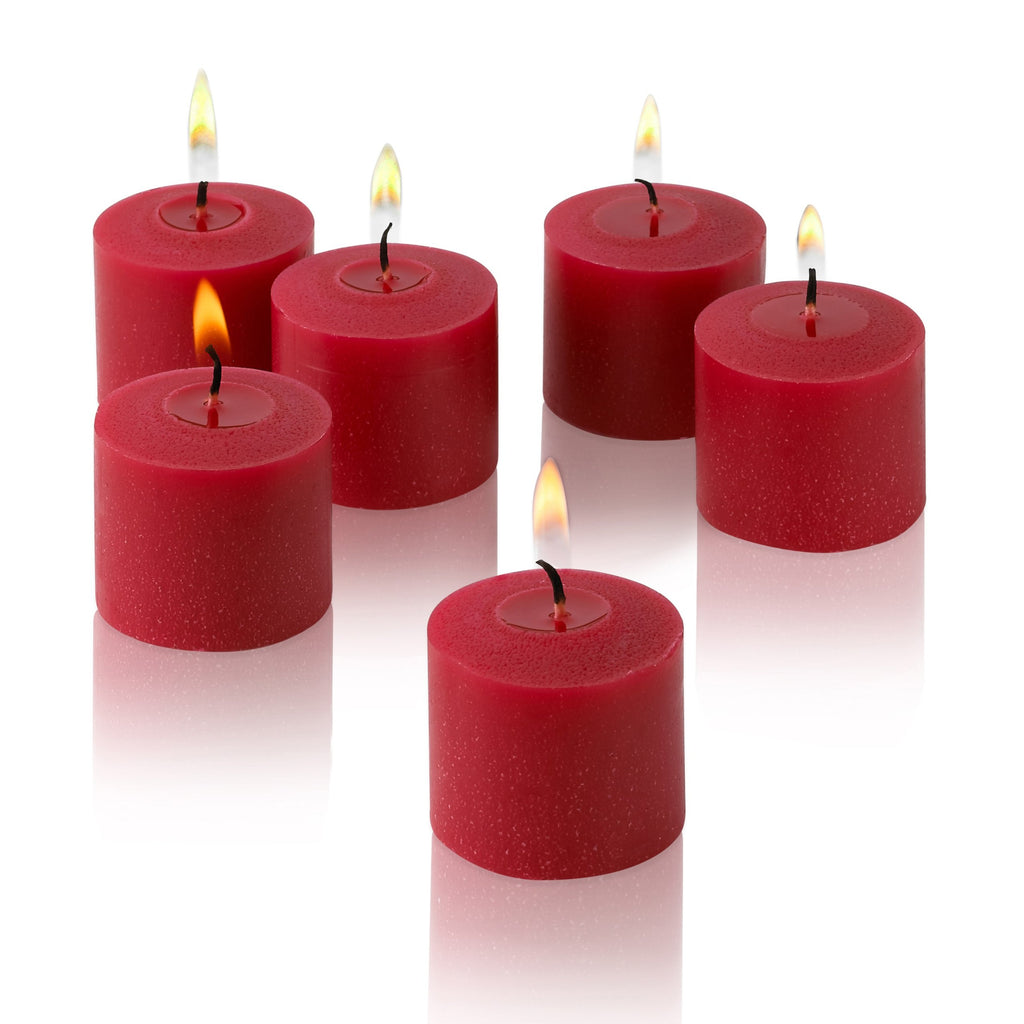 Handmade Red Apple Cinnamon Scented Candles set of 12