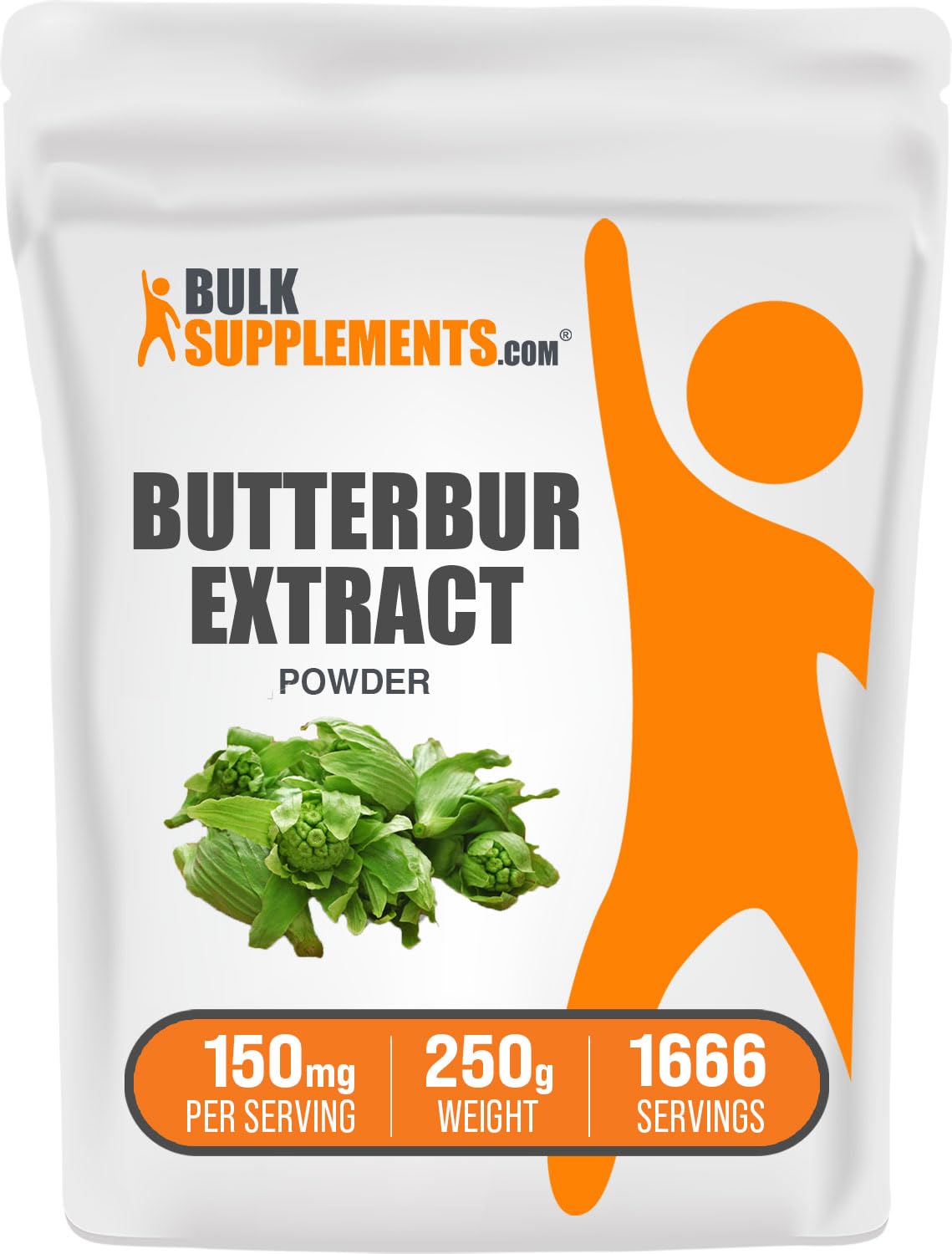 BulkSupplements.com Butterbur Extract Powder - Butterbur Supplements Antioxidants Supplement Butterbur 150mg - Vegan & Gluten Free 150mg per Serving 250g (8.8 oz) (Pack of 1)