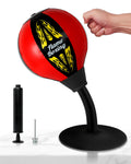 Desktop Punching Bag with Strong Suction – Stress Relief Toy for Office and Bedroom Perfect for Anger Management and Fun Workouts（Black/red）