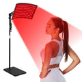 Red Light Therapy for Body Adjustable Infrared Light Therapy Lamp with Stand - 660nm Red Light and 850nm Near Infrared Light Lamp Device for Facial and Body Skincare