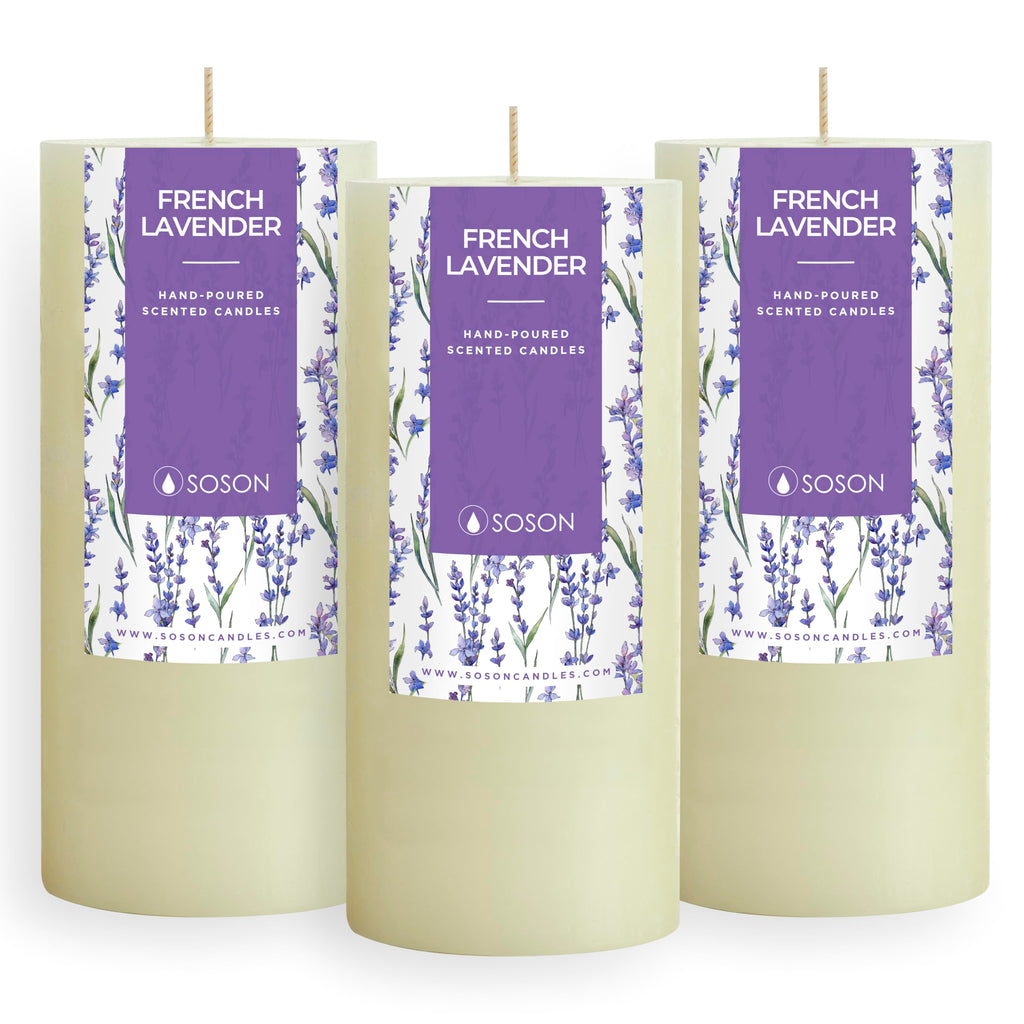 Handcrafted Lavender Scented candles
