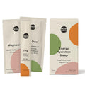 Moon Juice Magnesi-Om Ting & Mini Dew Stick Set Single Servings of Relaxation Energy & Hydration Supplements | Berry Mango & Watermelon Flavor | 15 Servings