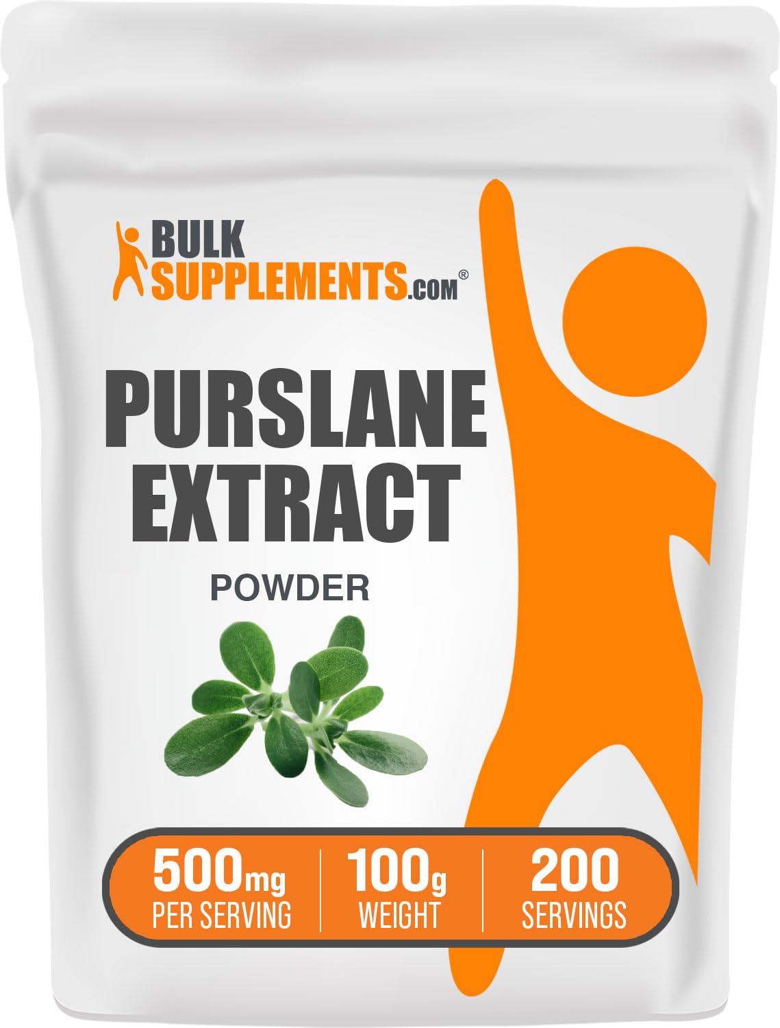 BulkSupplements.com Purslane Extract Powder - Portulaca Oleracea Extract Purslane Supplements - from Purslane Herb Gluten Free 500mg per Serving 100g (3.5 oz) (Pack of 1)