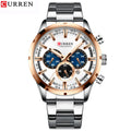 Men's Stainless Steel Chronograph Quartz Wristwatch