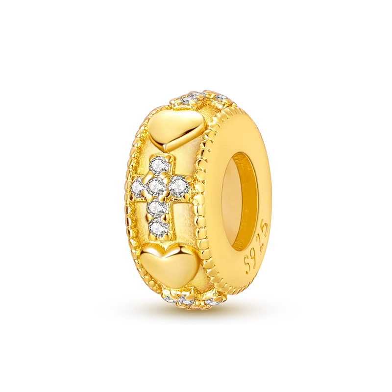 Women's 925 Sterling Silver Cubic Zircon Charms Beads