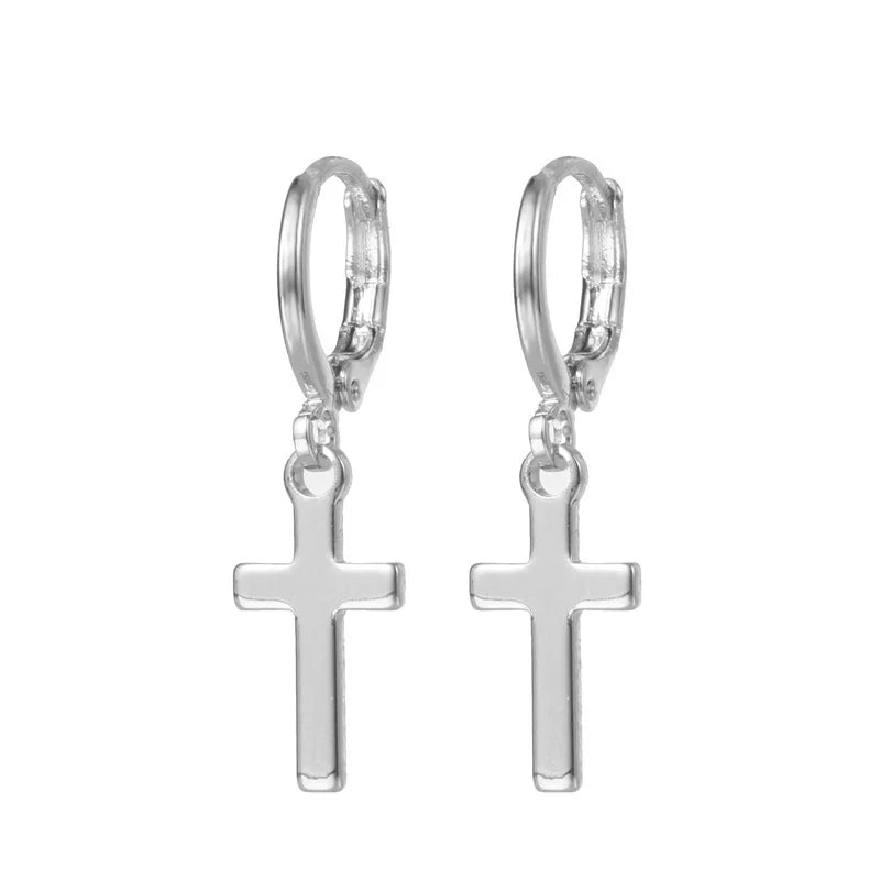 Women's Zinc Alloy Opal Hoop Earrings