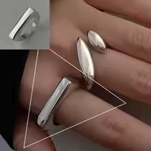 Women's 925 Sterling Silver Hollow Out Flower Ring