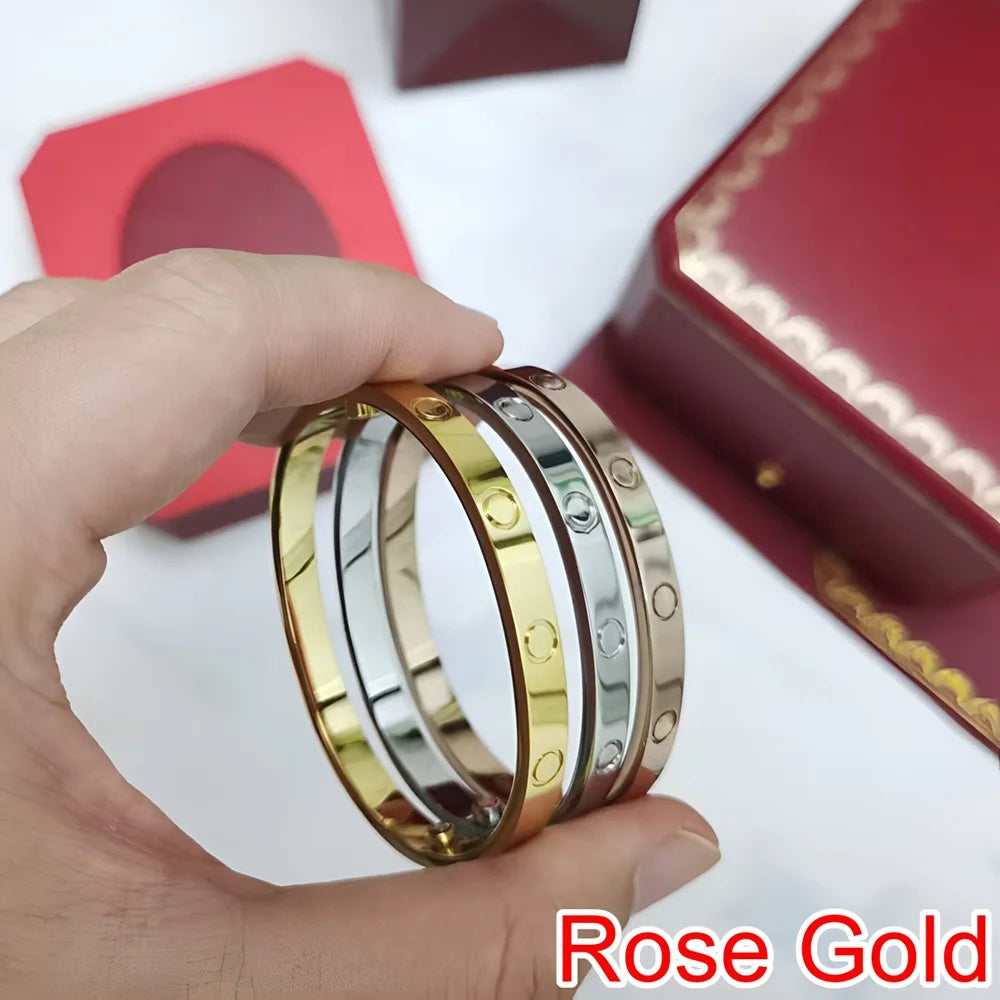 Women's Titanium Steel Geometric Cuff Bracelet