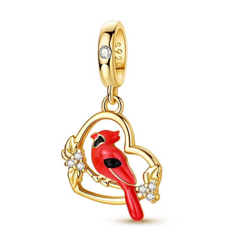 Women's 925 Sterling Silver Cubic Zircon Charms Beads