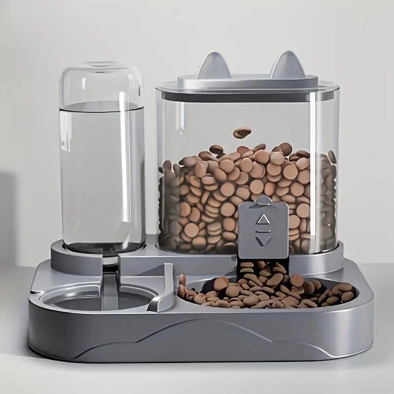Automatic Pet Feeder and Water Dispenser Set