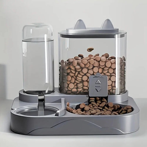 Automatic Pet Feeder and Water Dispenser Set