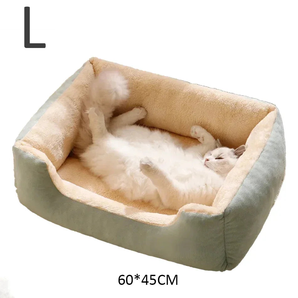 Plush Breathable Pet Cushion Bed Mat