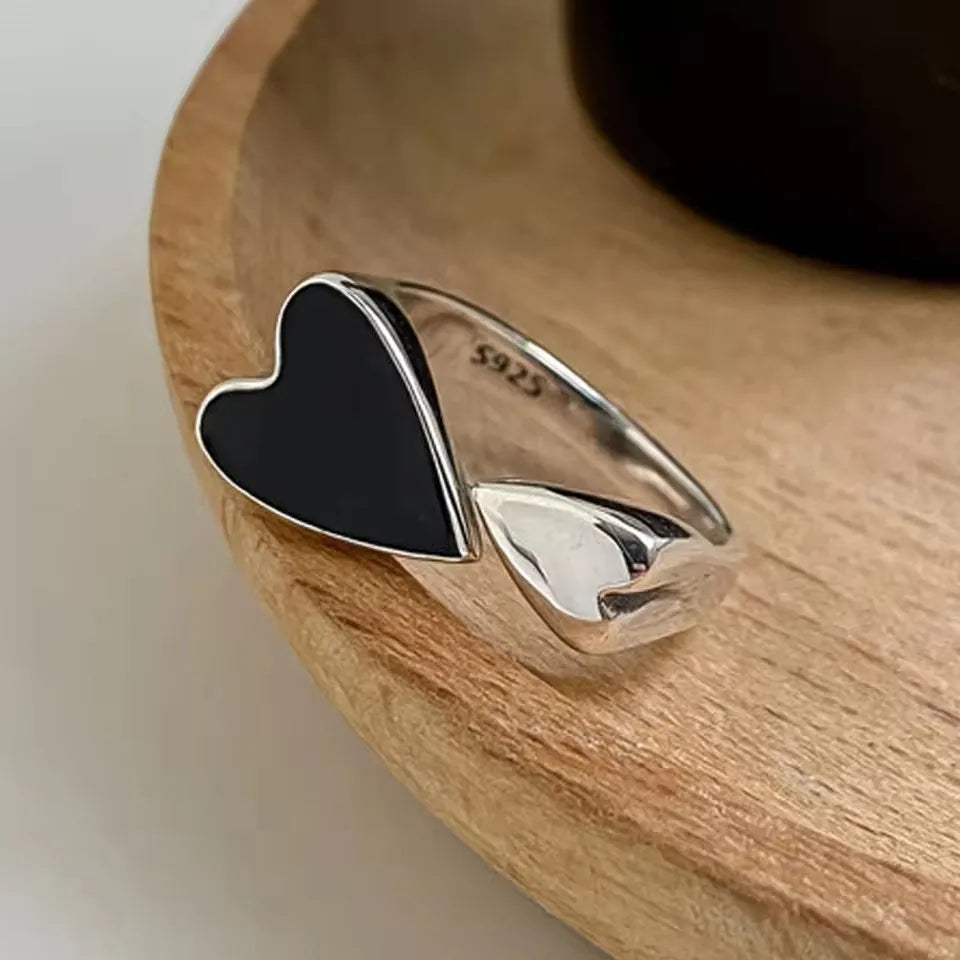 Women's 925 Sterling Silver Hollow Out Flower Ring