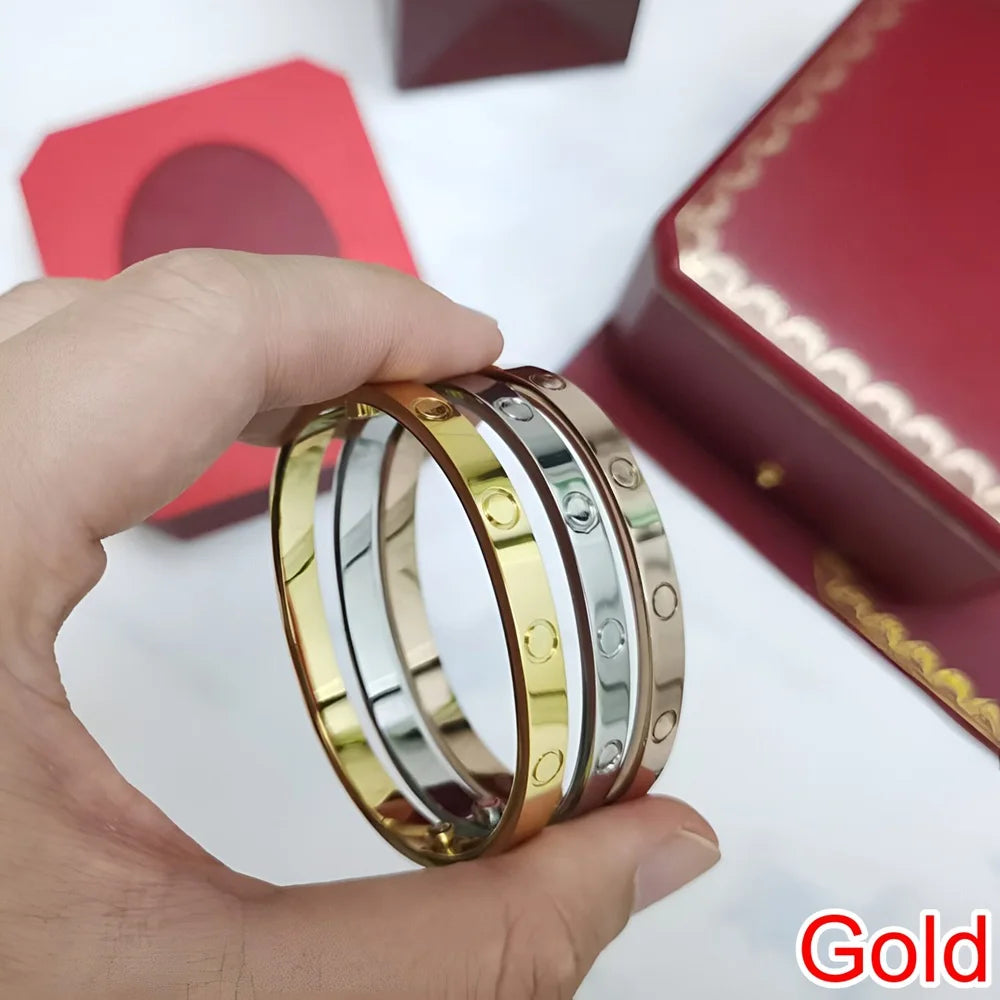 Women's Titanium Steel Geometric Cuff Bracelet