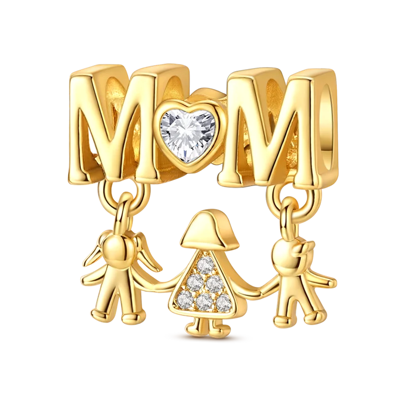 Women's 925 Sterling Silver Cubic Zircon Charms Beads