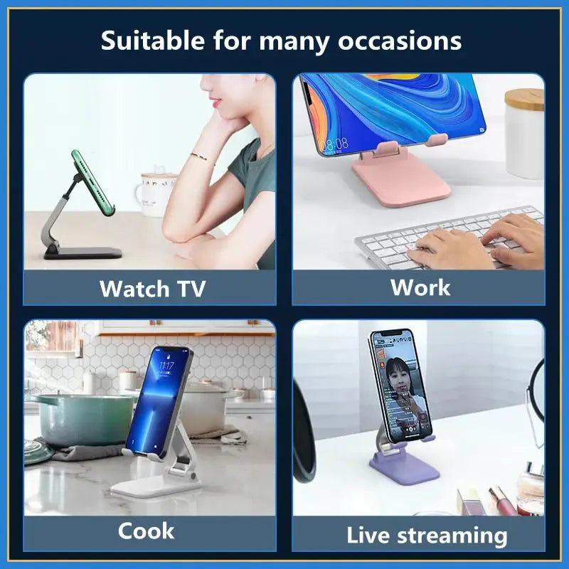 Foldable Desktop Phone Stand Portable Tablet Bracket