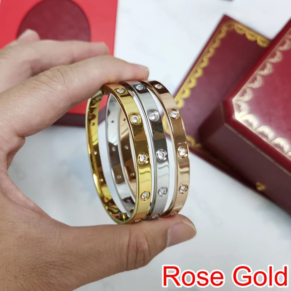 Women's Titanium Steel Geometric Cuff Bracelet