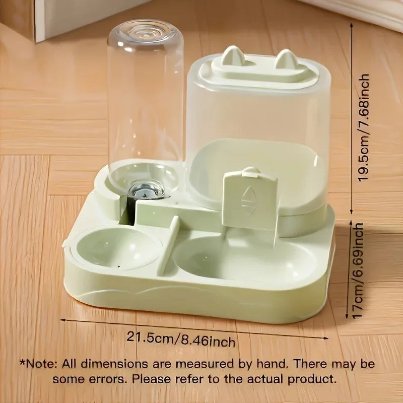 Automatic Pet Feeder and Water Dispenser Set