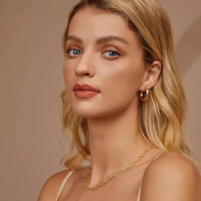 Women's Zinc Alloy Geometric Hoop Earring Set