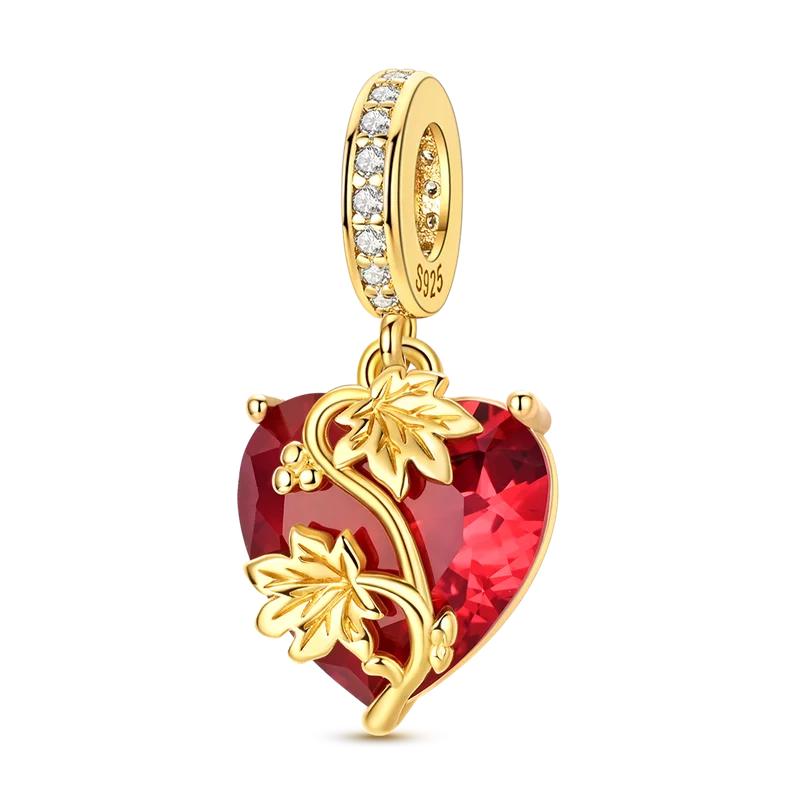 Women's 925 Sterling Silver Cubic Zircon Charms Beads