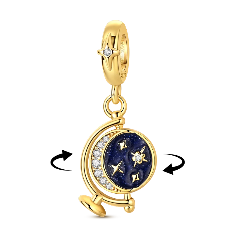 Women's 925 Sterling Silver Cubic Zircon Charms Beads