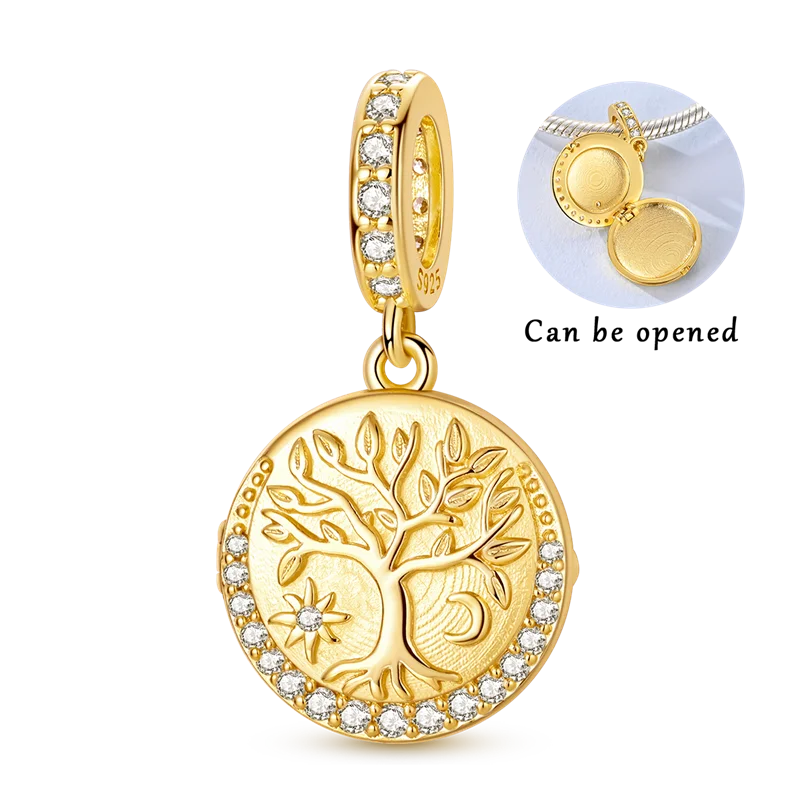 Women's 925 Sterling Silver Cubic Zircon Charms Beads