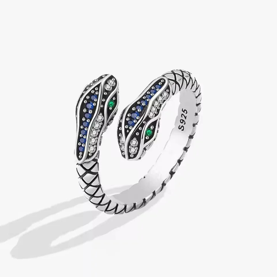 Women's 925 Sterling Silver Hollow Out Flower Ring