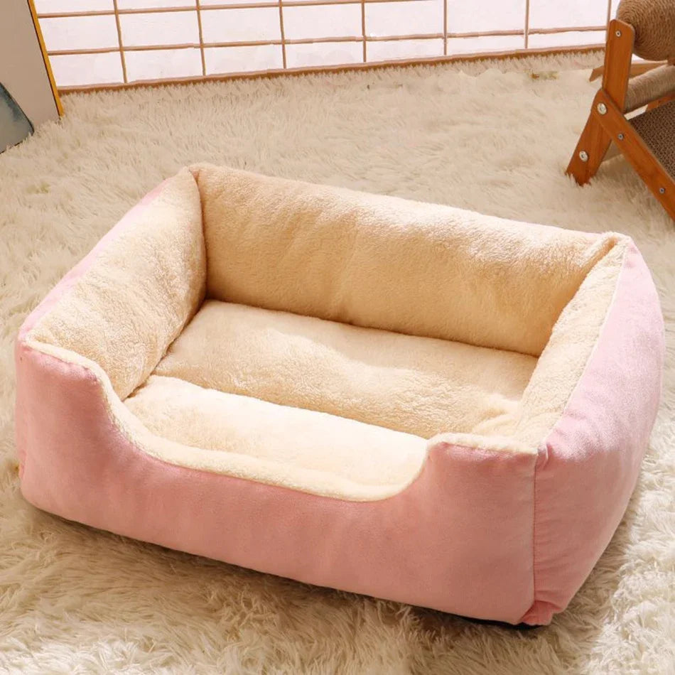 Plush Breathable Pet Cushion Bed Mat