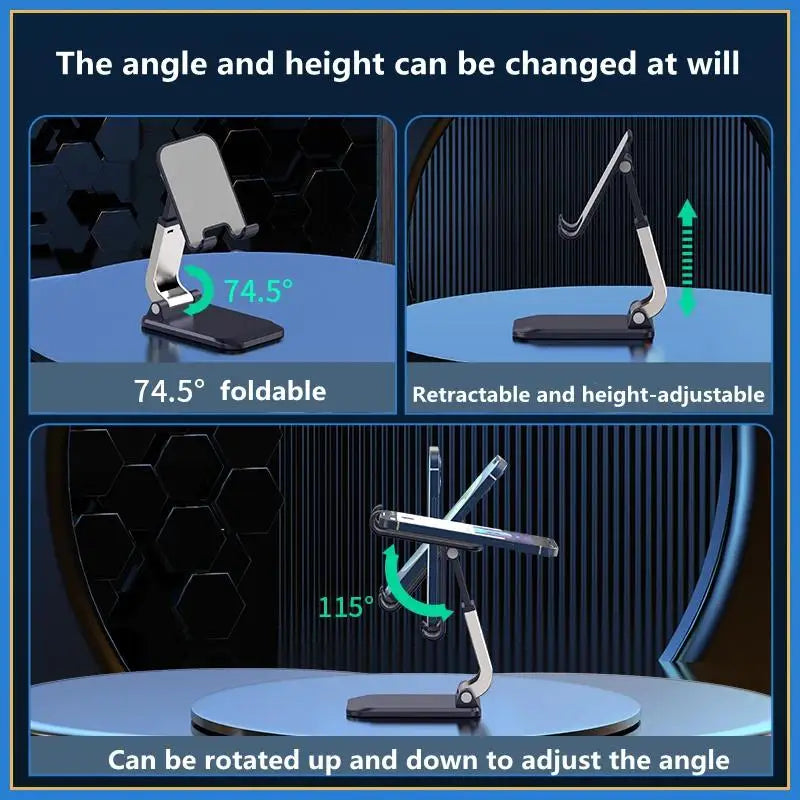 Foldable Desktop Phone Stand Portable Tablet Bracket
