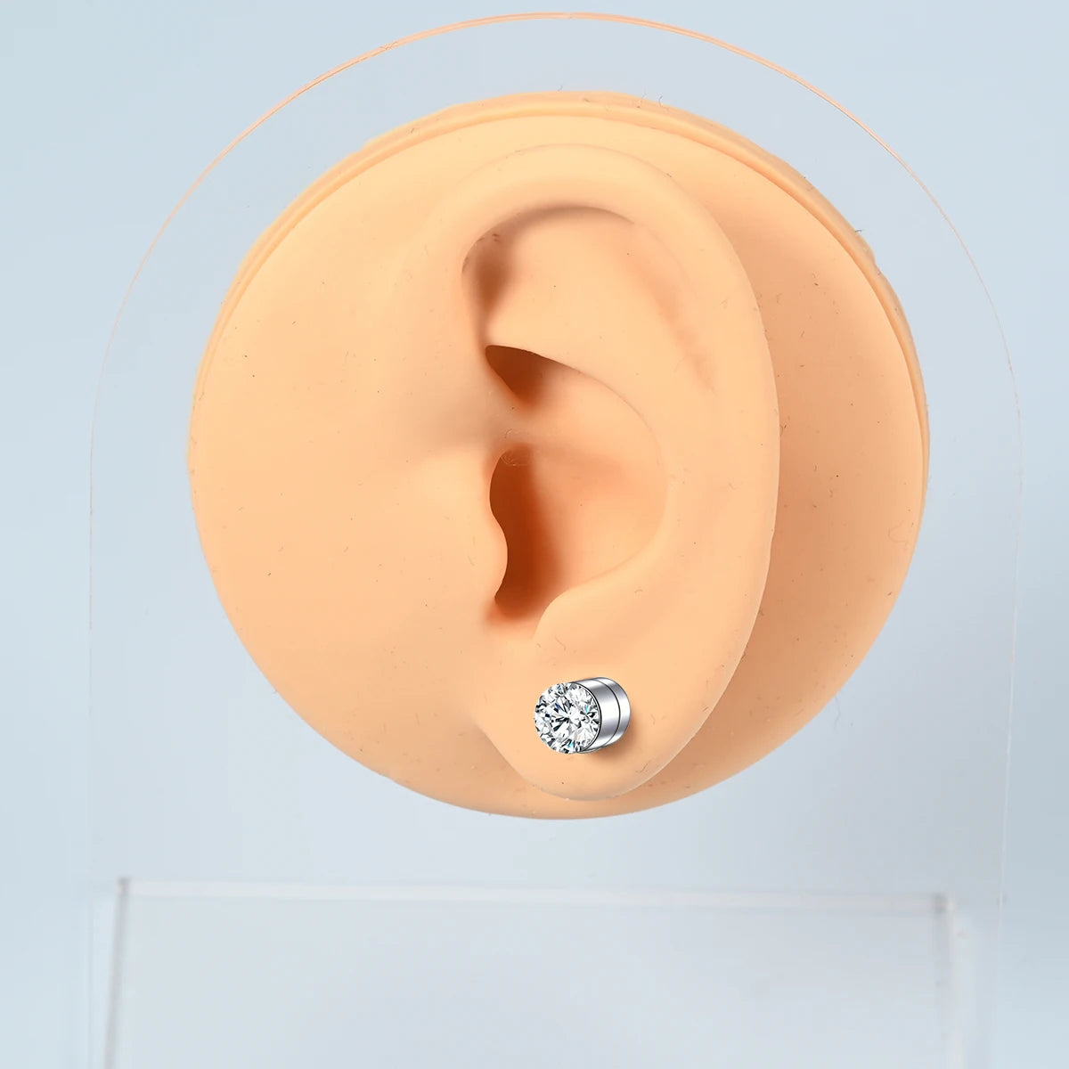 Women's Stainless Steel Magnetic Faux Nose Stud Set
