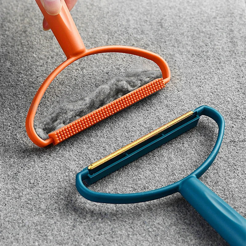 Double-Sided Portable Clothes Lint Remover and Fabric Shaver Tool