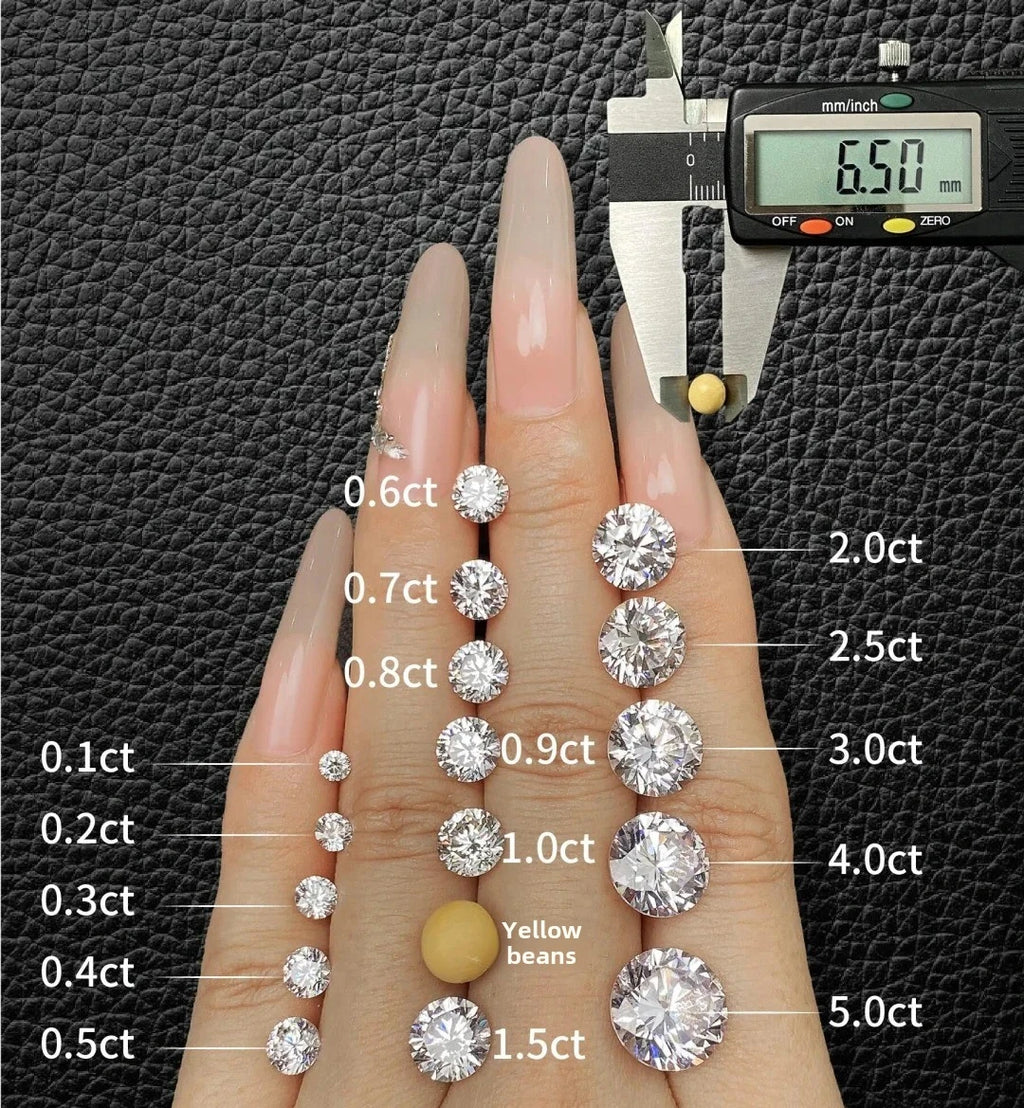 Unisex Round Cut Certified Lab Grown Diamond