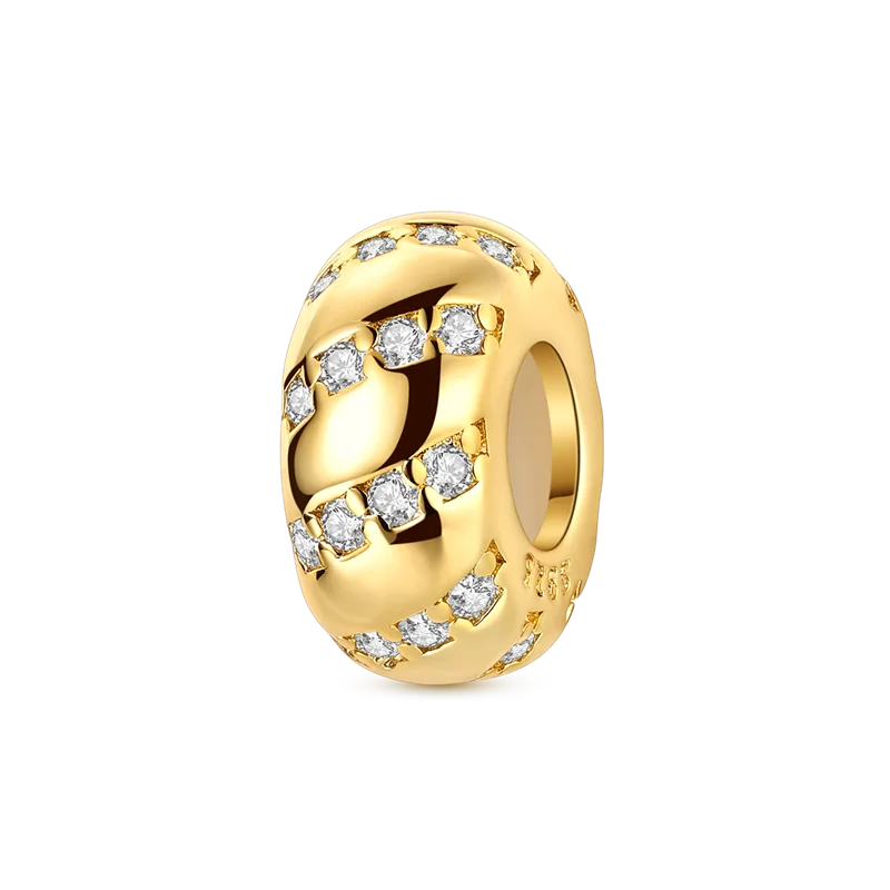 Women's 925 Sterling Silver Cubic Zircon Charms Beads