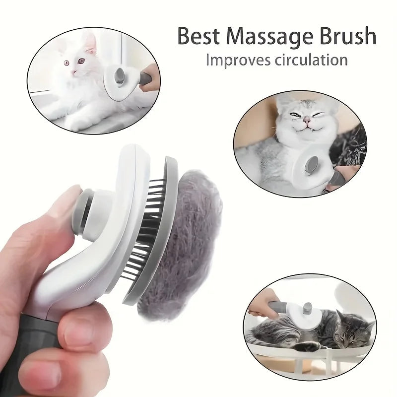 Pet Hair Removal Slicker Comb Grooming Brush