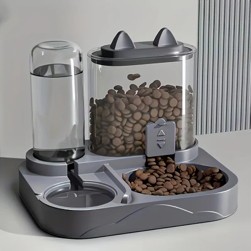 Automatic Pet Feeder and Water Dispenser Set