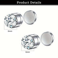 Women's Stainless Steel Magnetic Faux Nose Stud Set