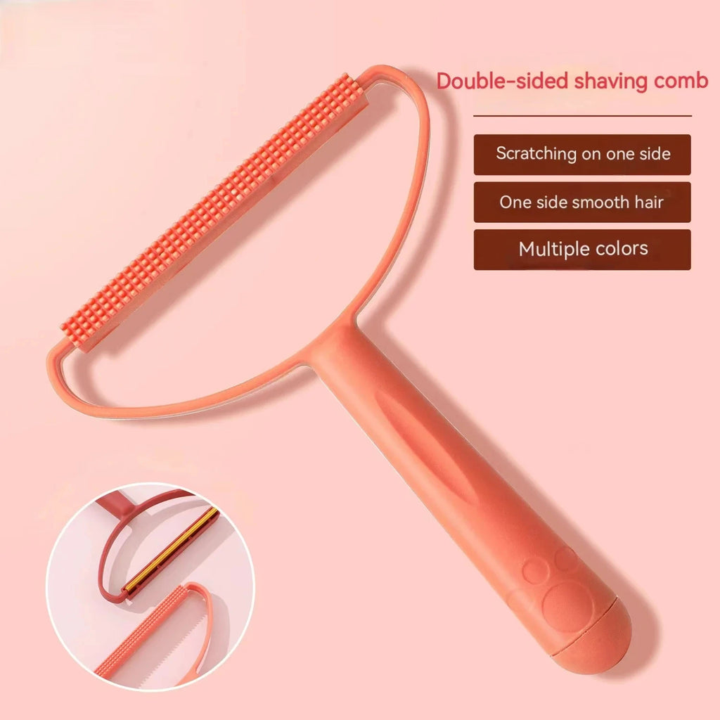 Double-Sided Portable Clothes Lint Remover and Fabric Shaver Tool