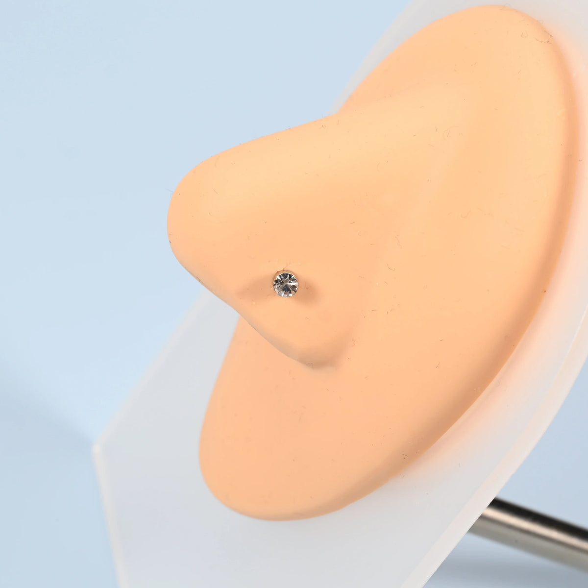 Women's Stainless Steel Magnetic Faux Nose Stud Set
