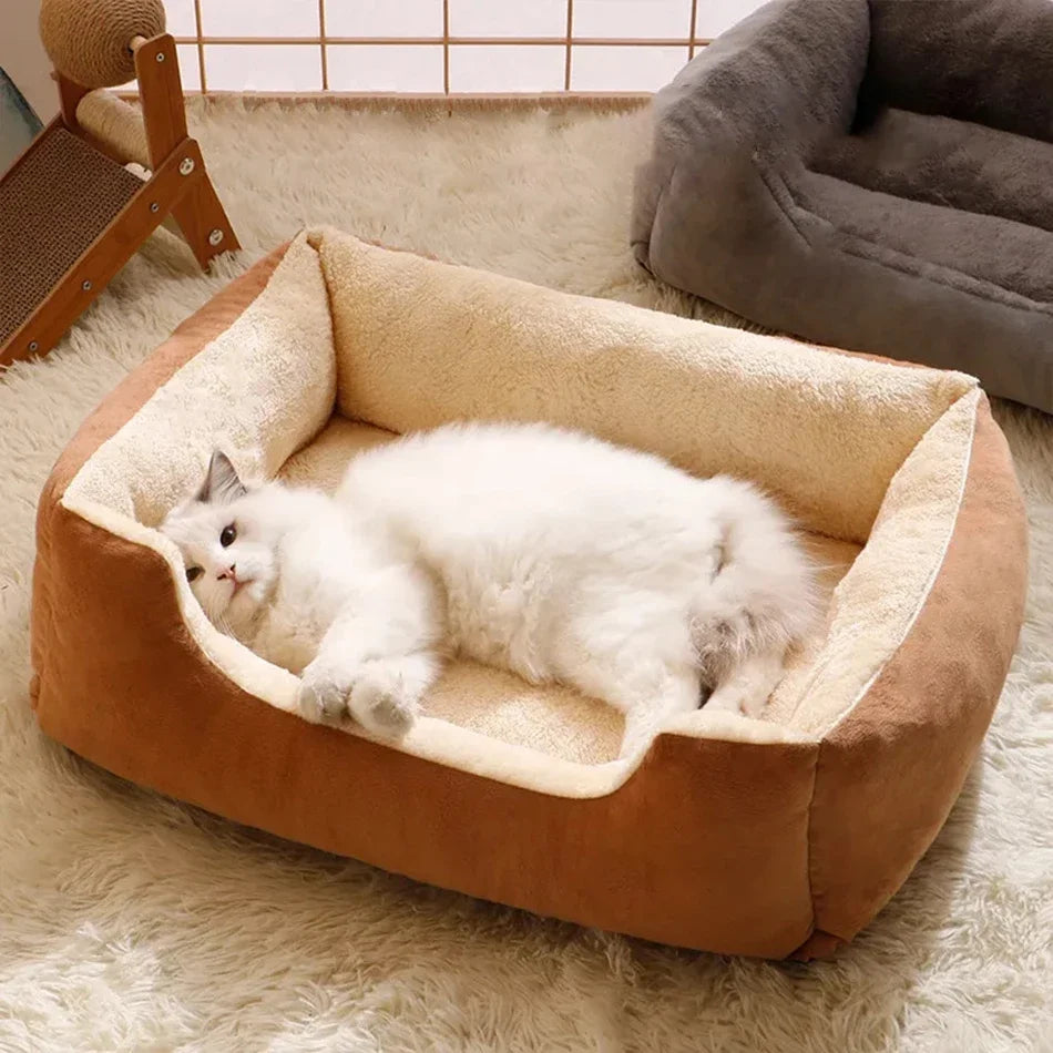 Plush Breathable Pet Cushion Bed Mat