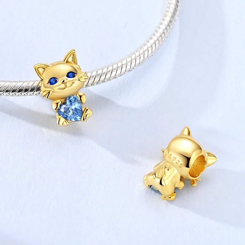 Women's 925 Sterling Silver Cubic Zircon Charms Beads