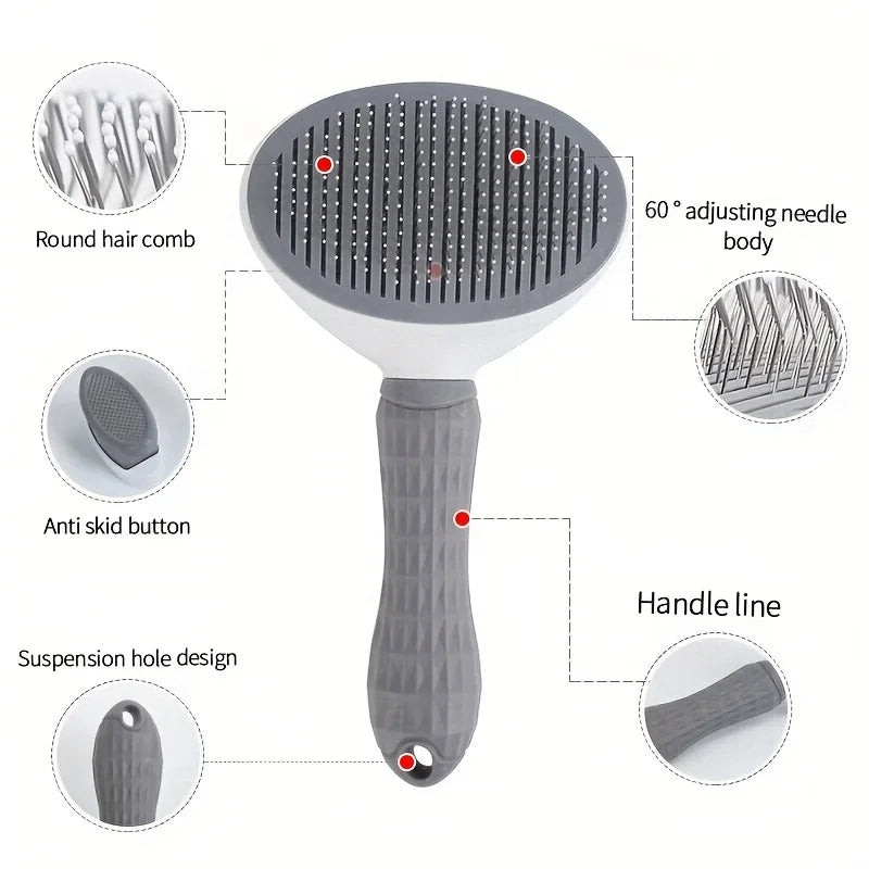 Pet Hair Removal Slicker Comb Grooming Brush