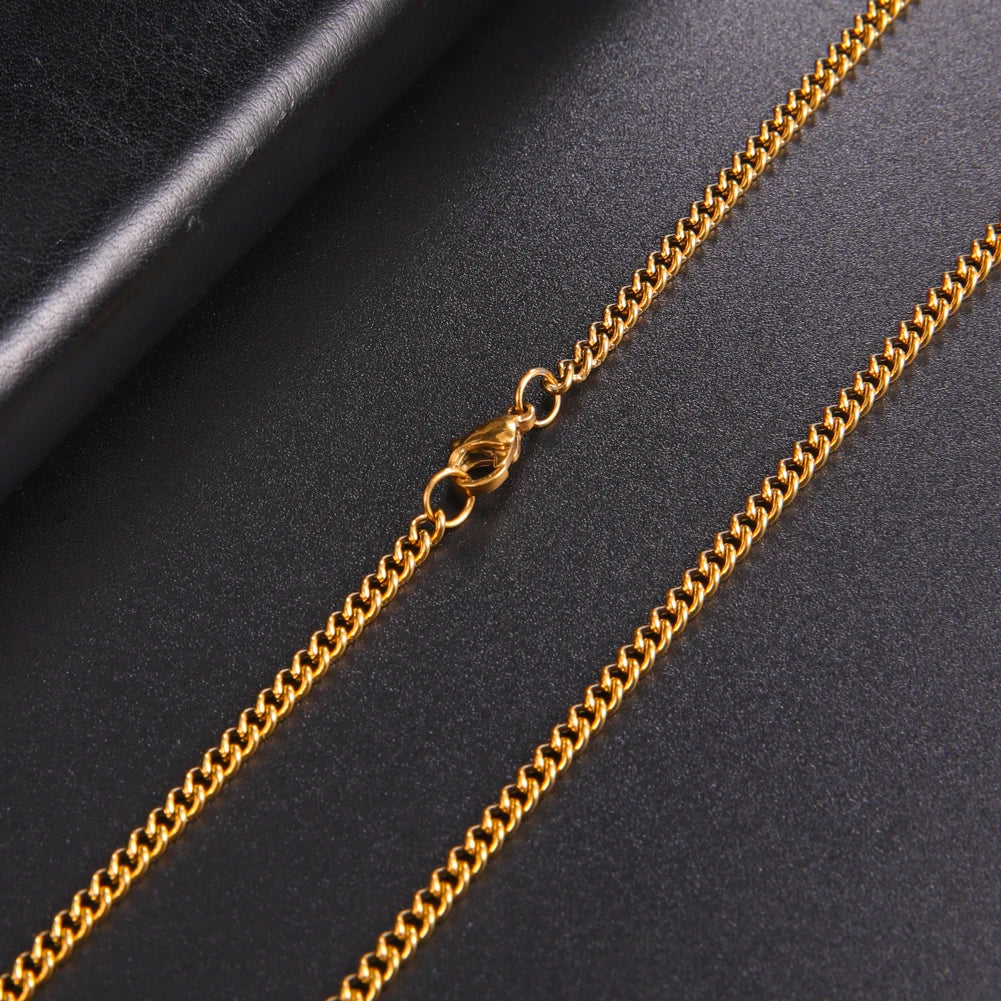 Men's Stainless Steel 60cm Box Chain Necklace