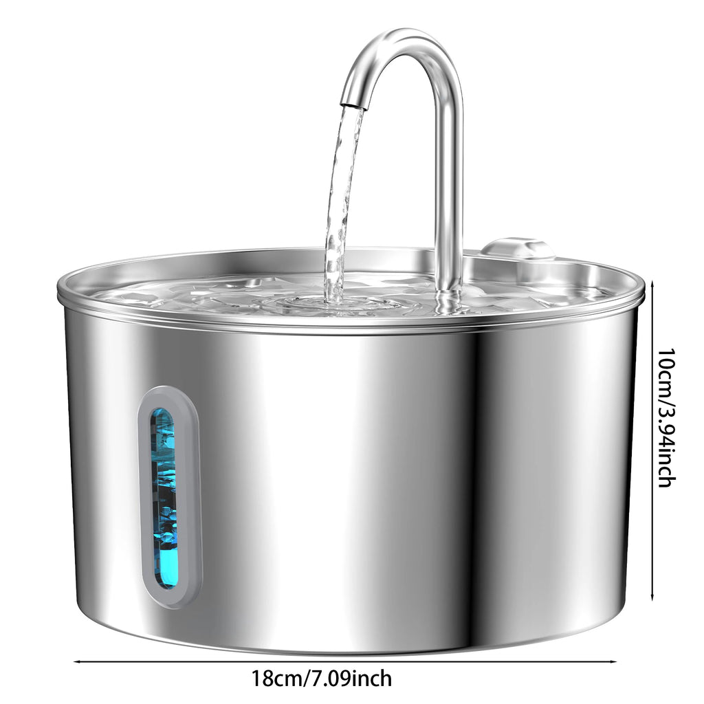 Automatic Stainless Steel Pet Water Fountain Dispenser