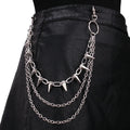Unisex Zinc Alloy Punk Multilayer Pants Chain