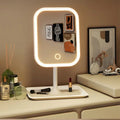 LED Desktop Vanity Makeup Mirror with 3-Color Light