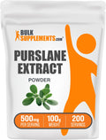 BulkSupplements.com Purslane Extract Powder - Portulaca Oleracea Extract Purslane Supplements - from Purslane Herb Gluten Free 500mg per Serving 100g (3.5 oz) (Pack of 1)
